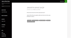 Desktop Screenshot of jakartawineshop.com
